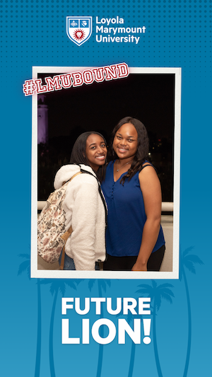 Instagram Story Template that says Future Lion and LMU Bound